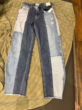 Gap Patchwork Barrel Jeans ( Unworn With Tags)